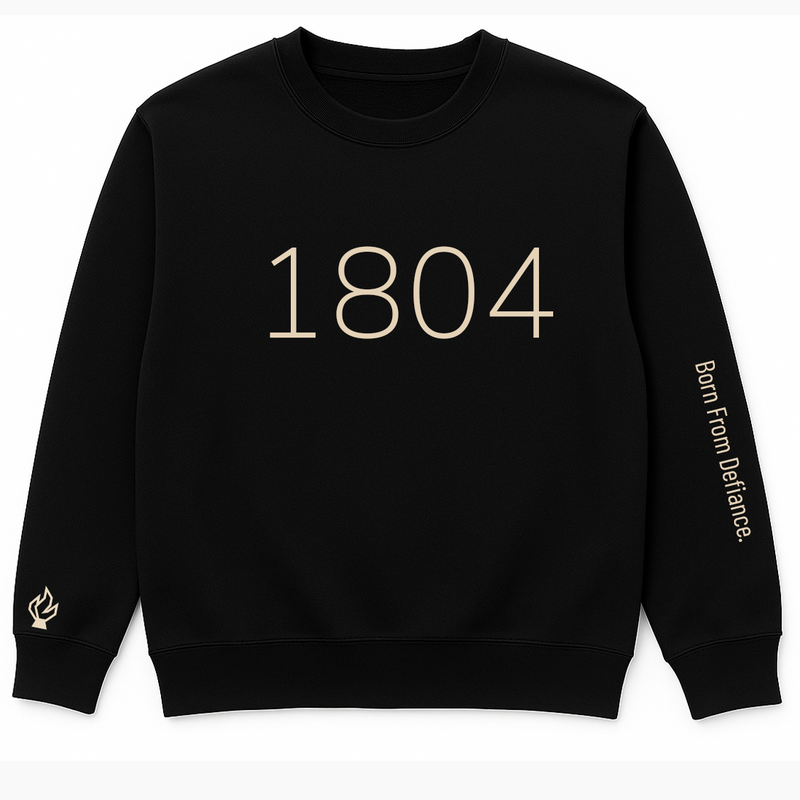 Haiti 1804 Black Sweatshirt