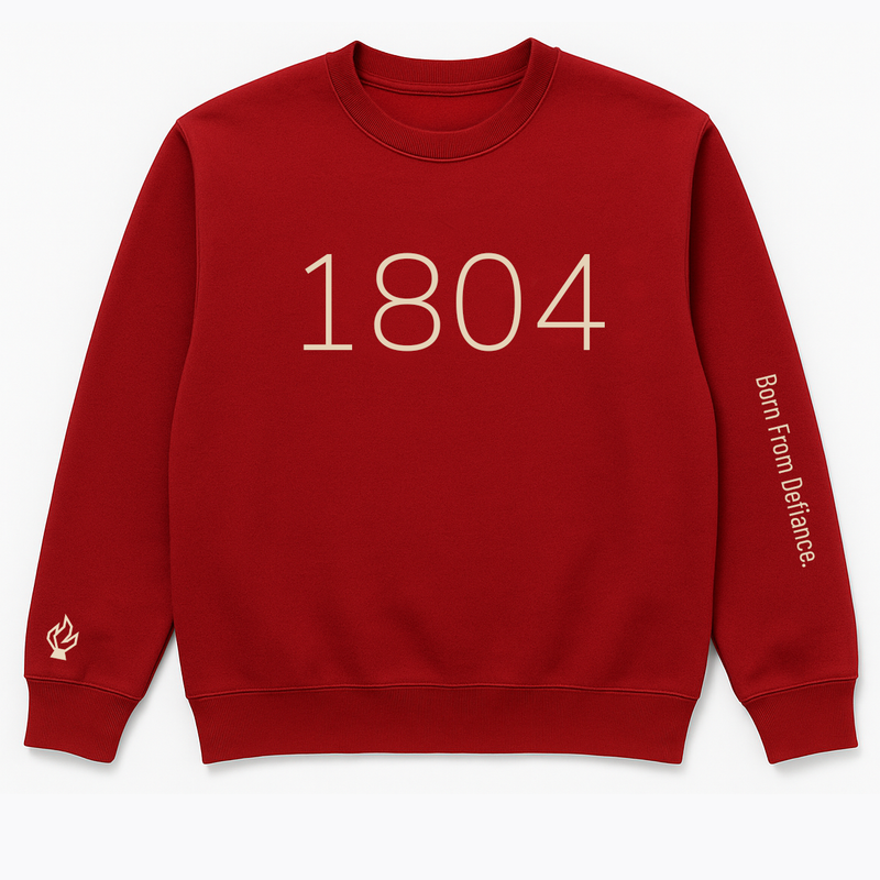 Haiti 1804 Red Sweatshirt