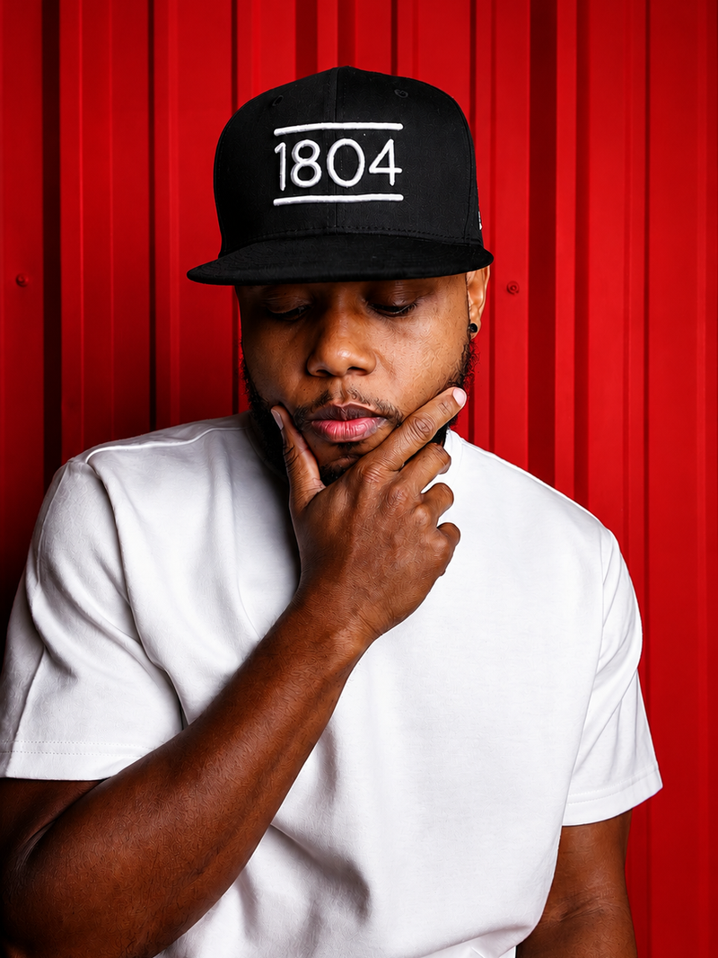 1804 Noir Suede Snapback - Limited Edition