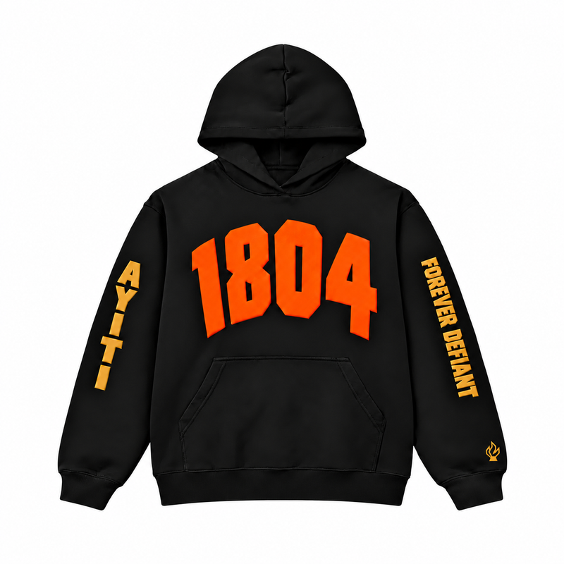 AYITI “Forever Defiant” 1804 Puff Print Hoodie – Limited Edition