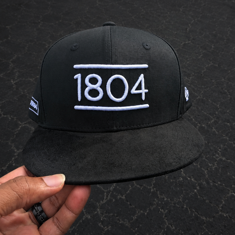 1804 Noir Suede Snapback - Limited Edition
