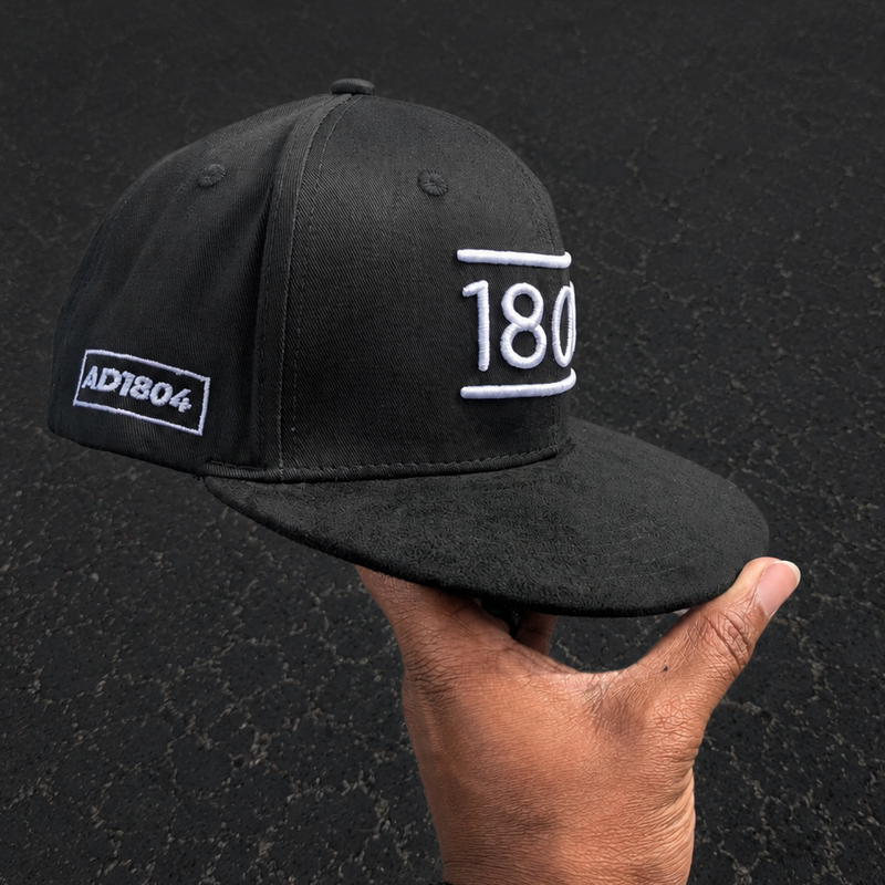 1804 Noir Suede Snapback - Limited Edition