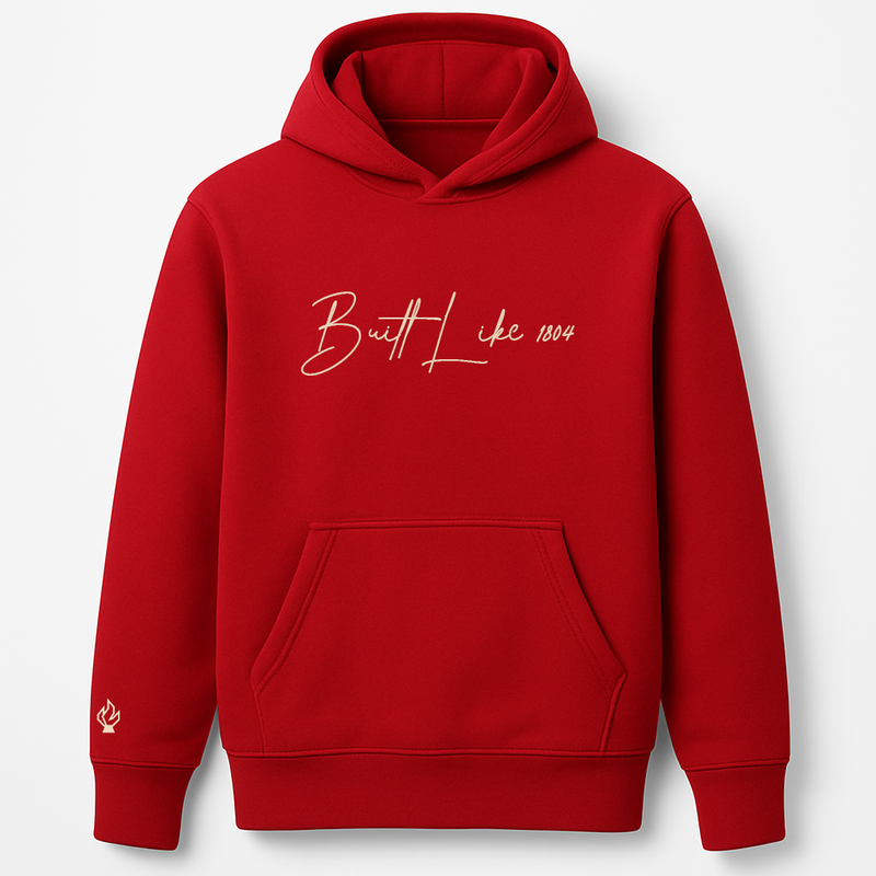 Haiti Built Like 1804 Hoodie Red