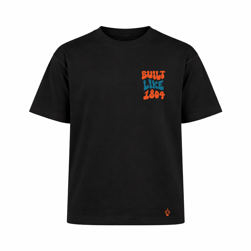 Built Like 1804 Tee — Unbreakable Energy - Black