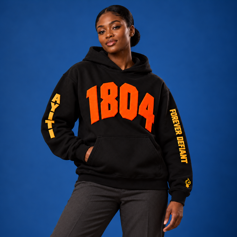 AYITI “Forever Defiant” 1804 Puff Print Hoodie – Limited Edition