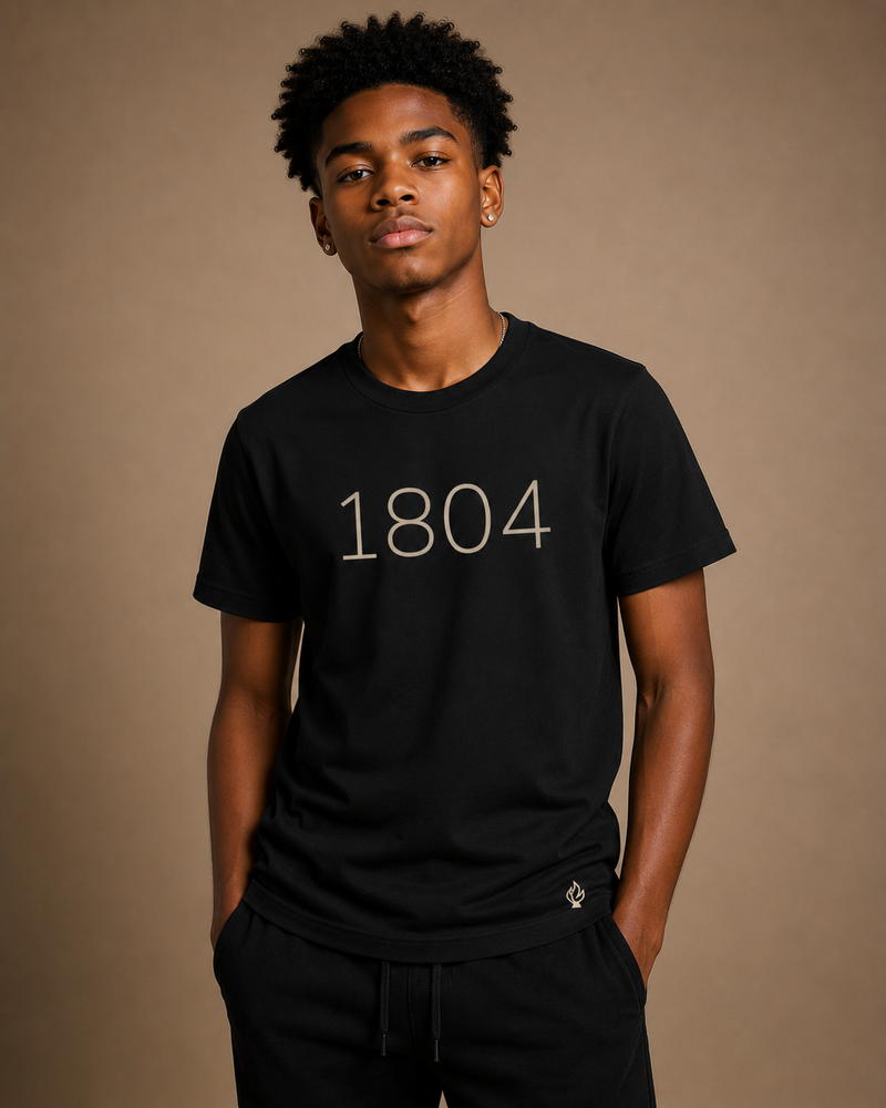 1804 Heritage Youth T-Shirt – Black