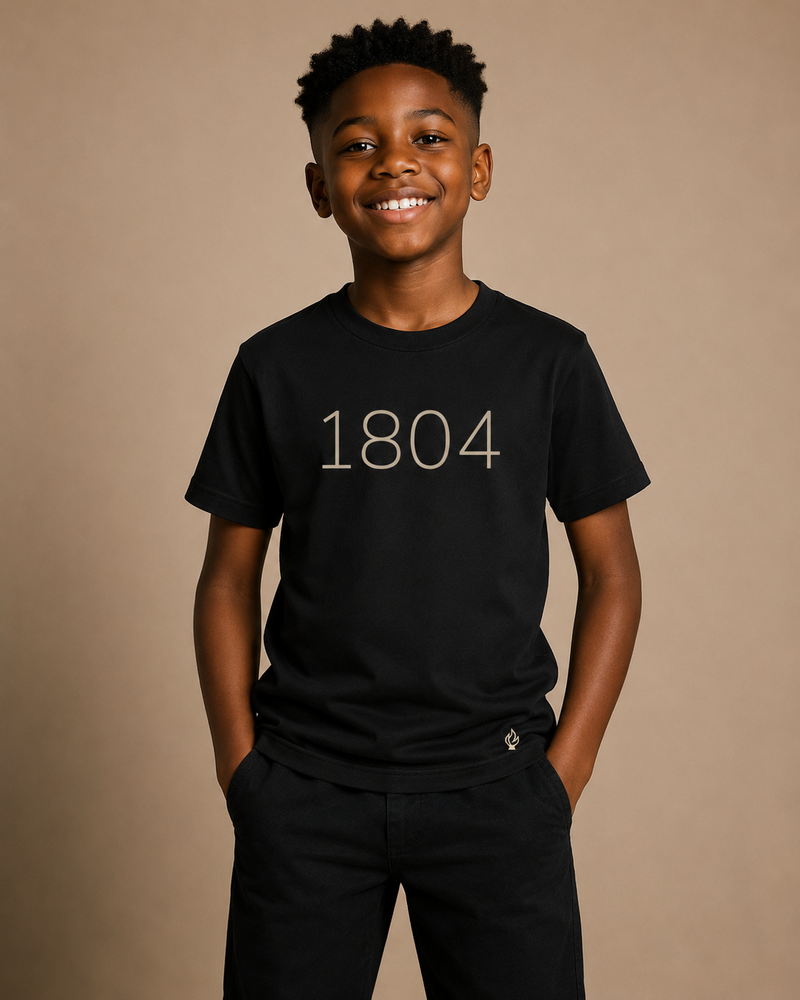 1804 Heritage Youth T-Shirt – Black