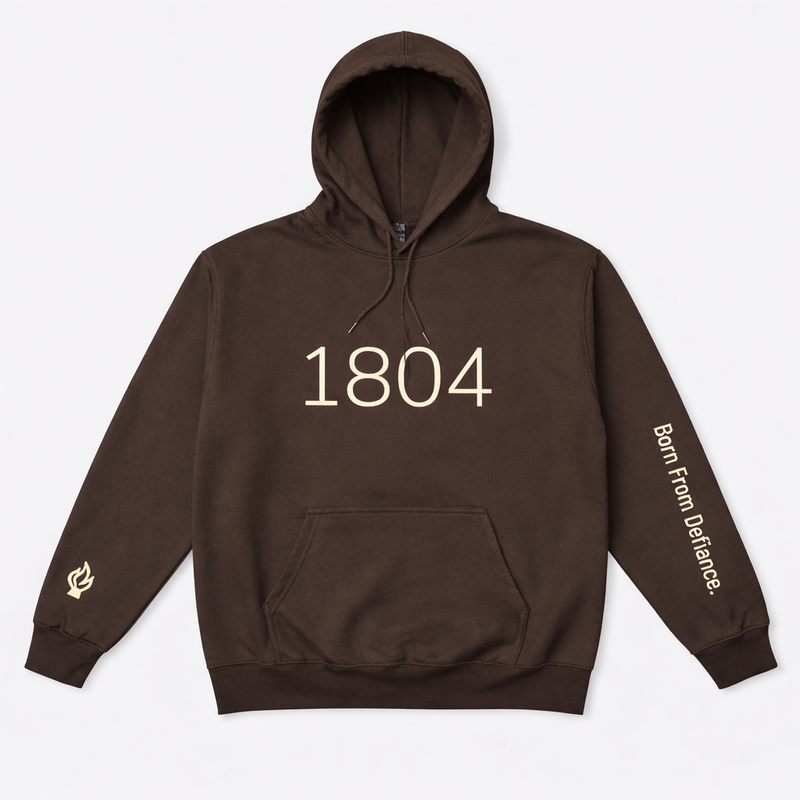 Haiti 1804 Chocolate Hoodie