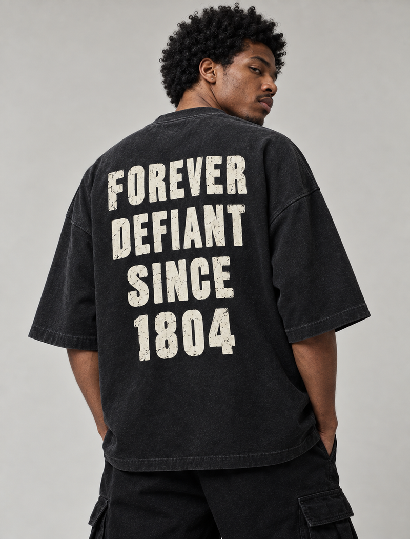 Nèg Mawon Forever Defiant Oversized Tee