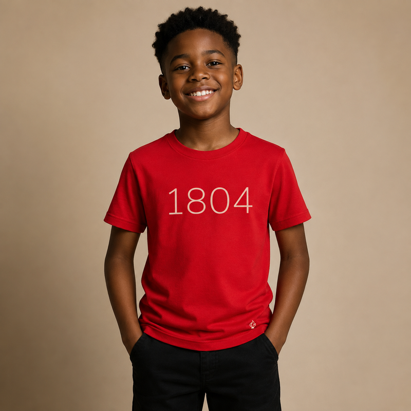 1804 Heritage Youth T-Shirt – Red