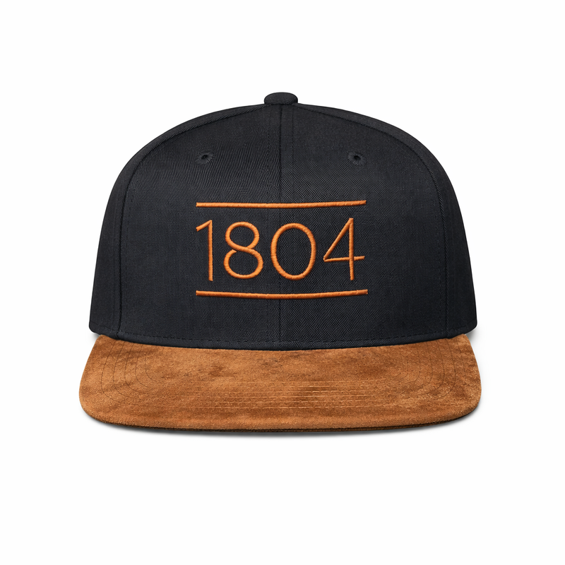 1804 - Mocha Suede Snapback Hat - Very Limited Edition