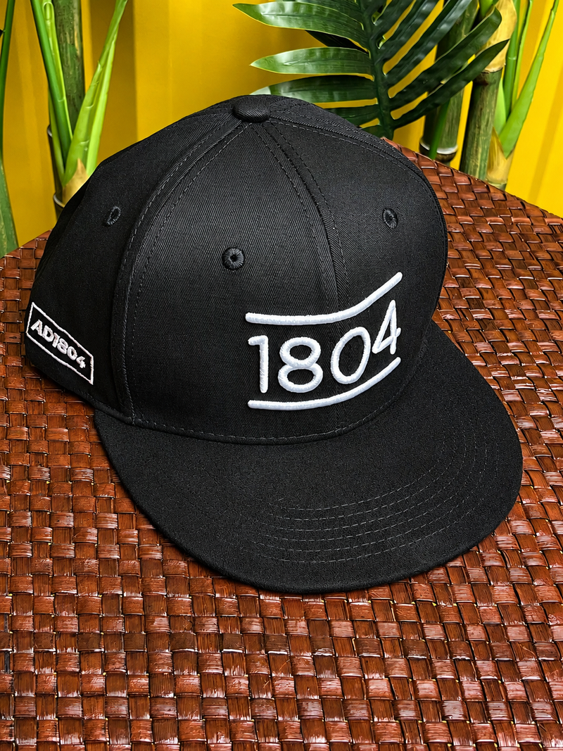 1804 Noir Suede Snapback - Limited Edition