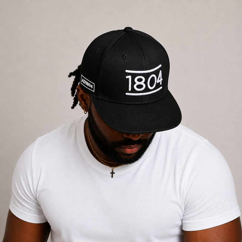 1804 Noir Suede Snapback - Limited Edition