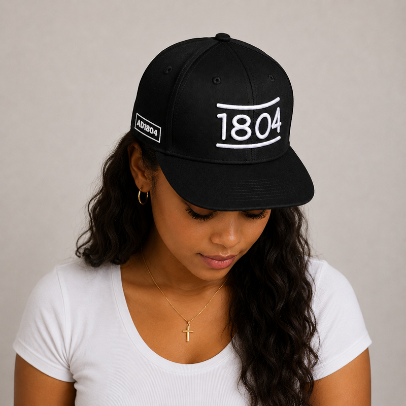 1804 Noir Suede Snapback - Limited Edition