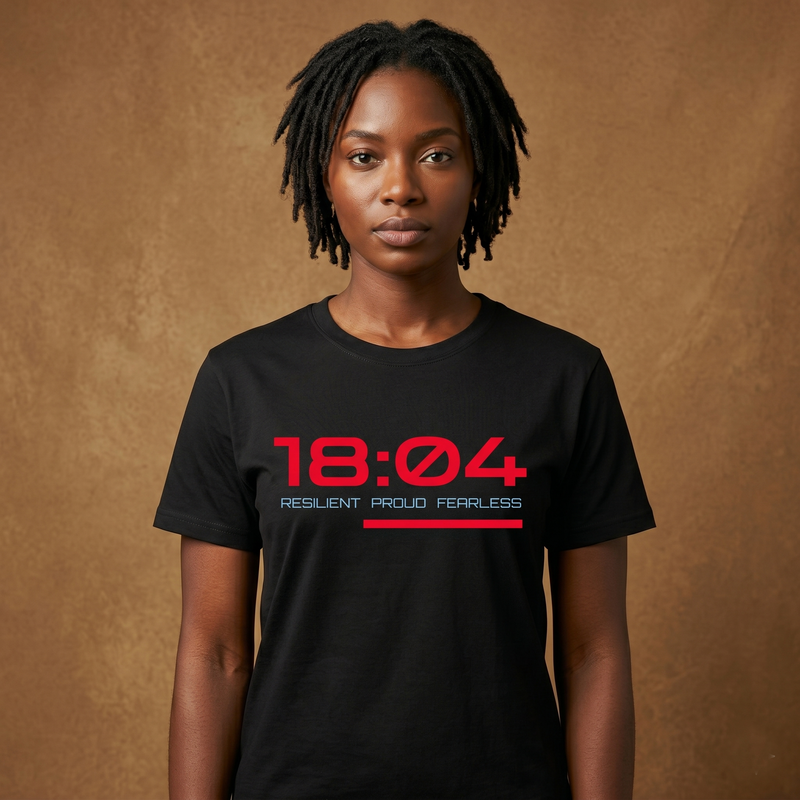 1804 Timepiece Tee — Built Like Legacy - Black