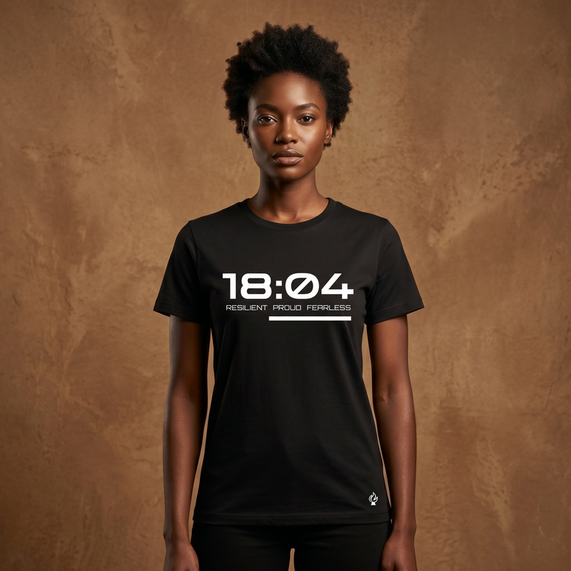 1804 Timepiece Tee — Built Like Legacy - Black & White