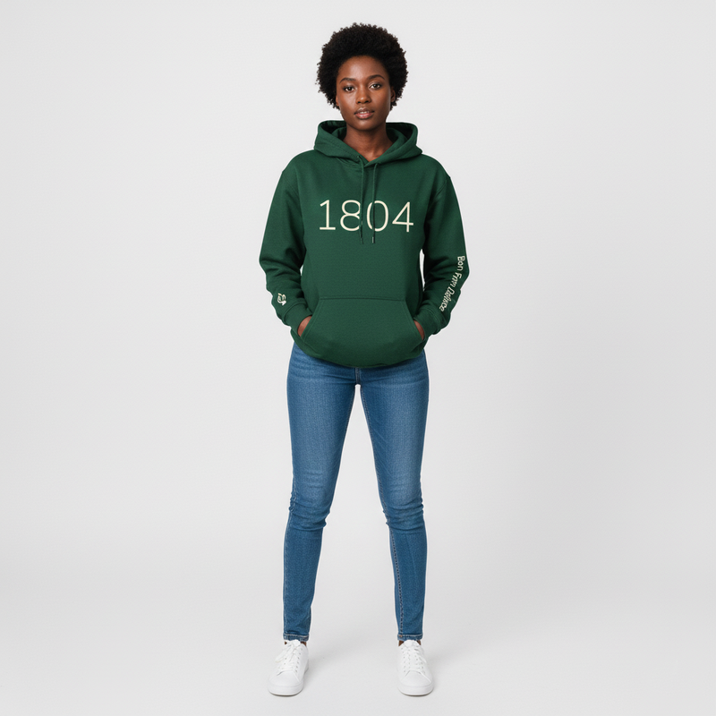 Haiti 1804 Dark Green Hoodie