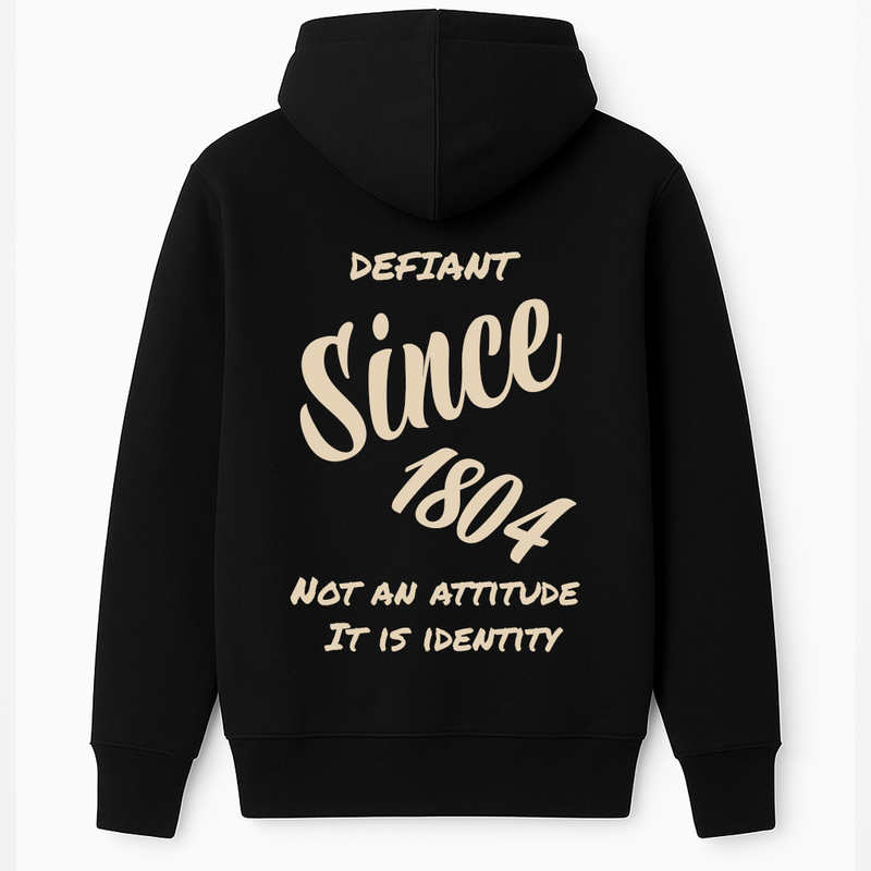 Defiant Since 1804 Hoodie Black