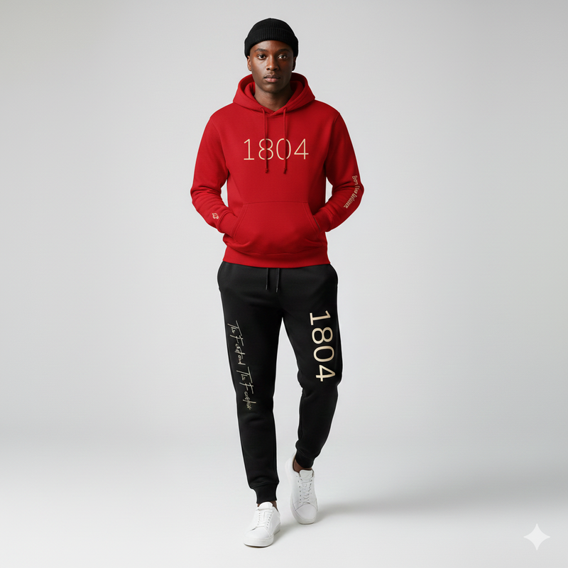 Haiti 1804 Red Hoodie
