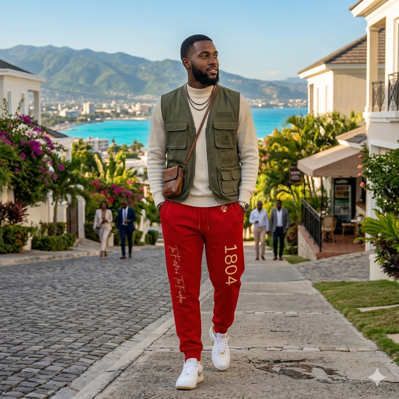 1804 Heritage Sweatpants — Rouge