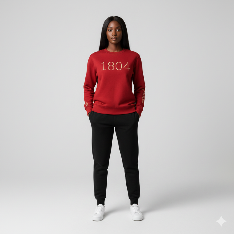 Haiti 1804 Red Sweatshirt