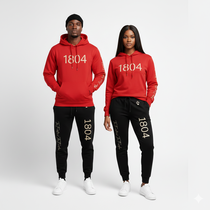 Haiti 1804 Red Hoodie