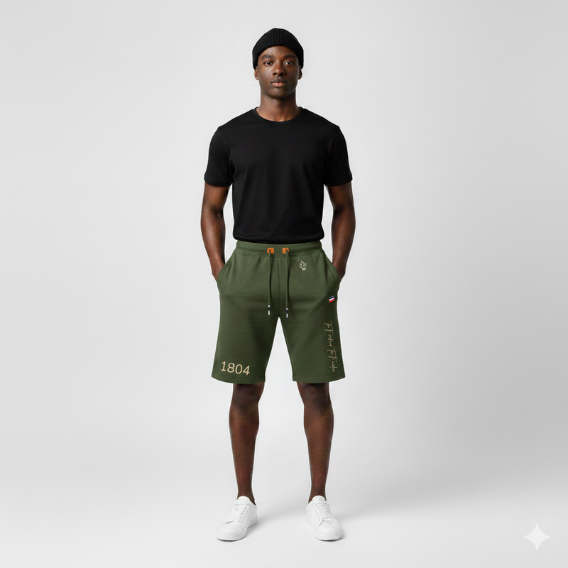 Haiti 1804 Army Green Shorts