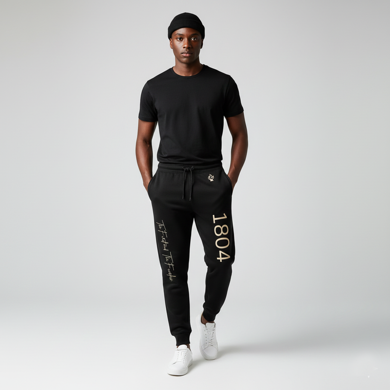 Black 1804 Haiti Sweatpants