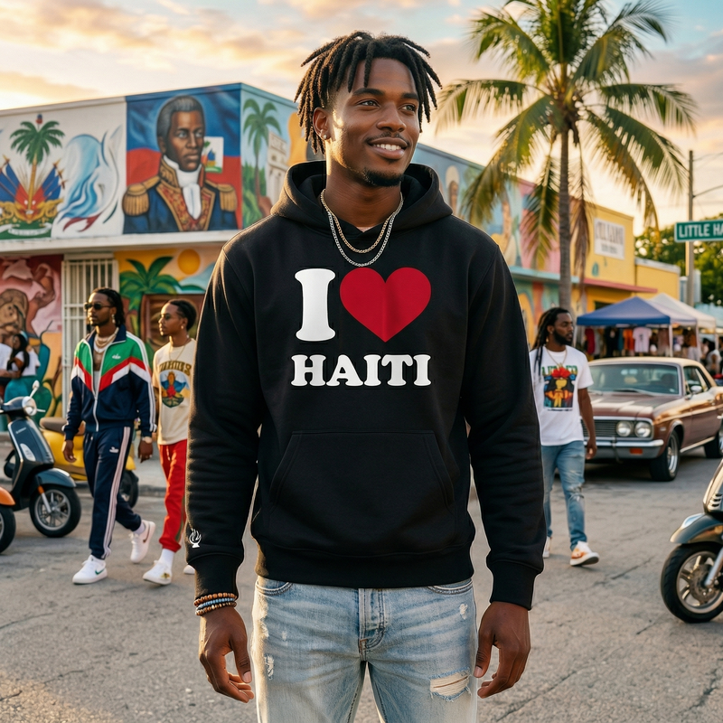 I ❤️ Haiti Hoodie