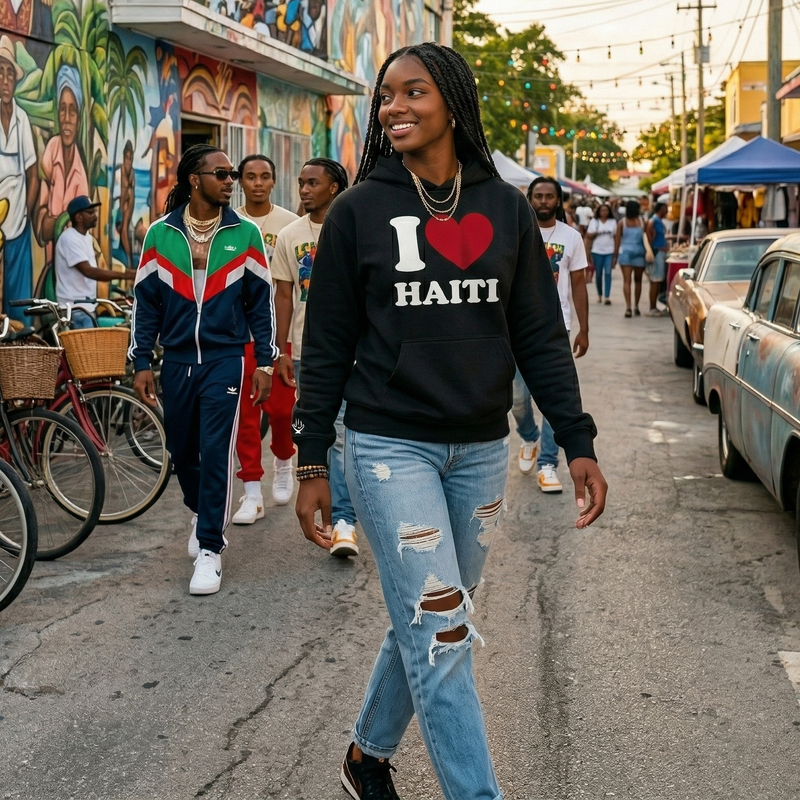 I ❤️ Haiti Hoodie