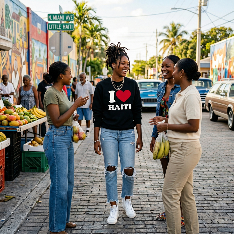 I ❤️ Haiti Sweatshirt