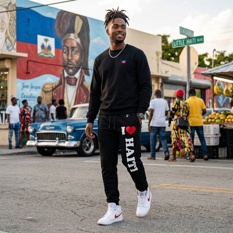 I ❤️ Haiti Sweatpants