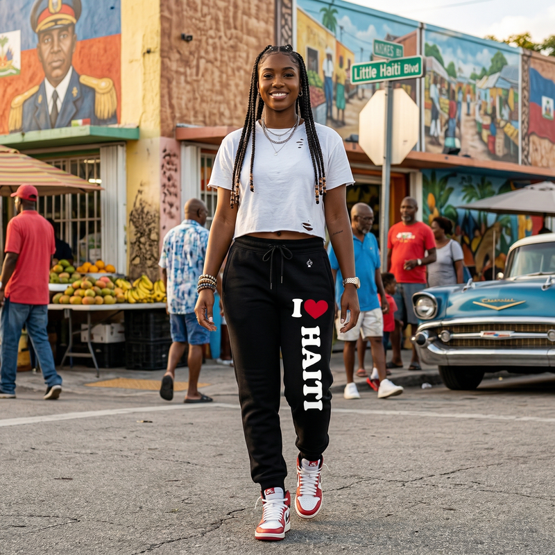 I ❤️ Haiti Sweatpants