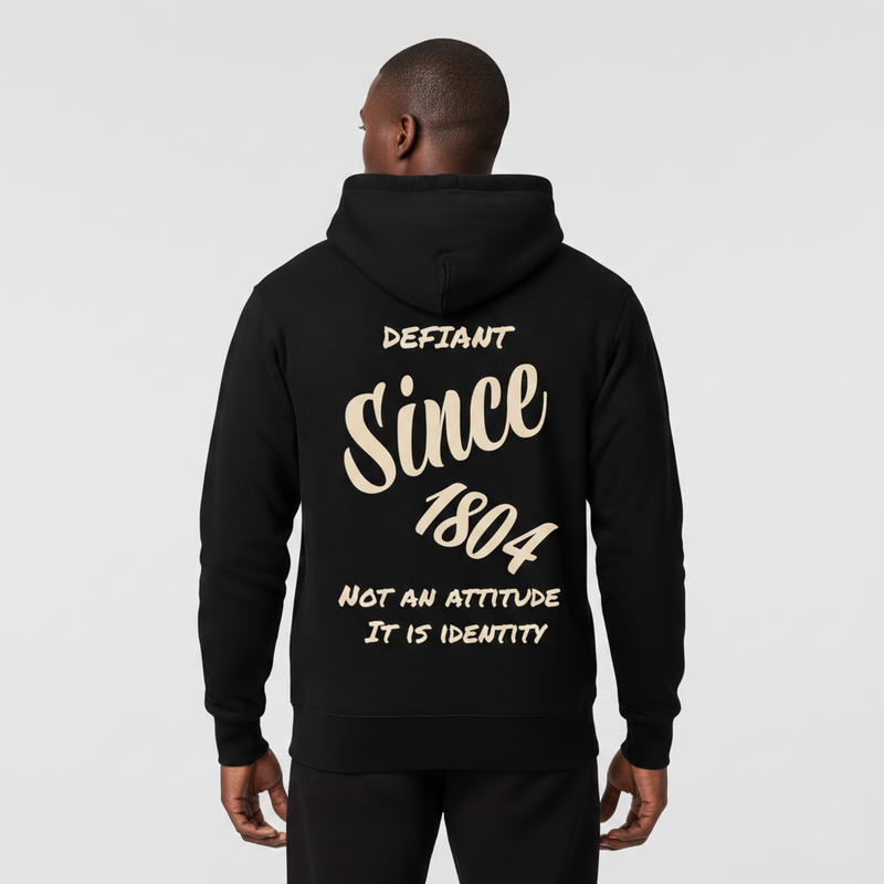Defiant Since 1804 Hoodie Black