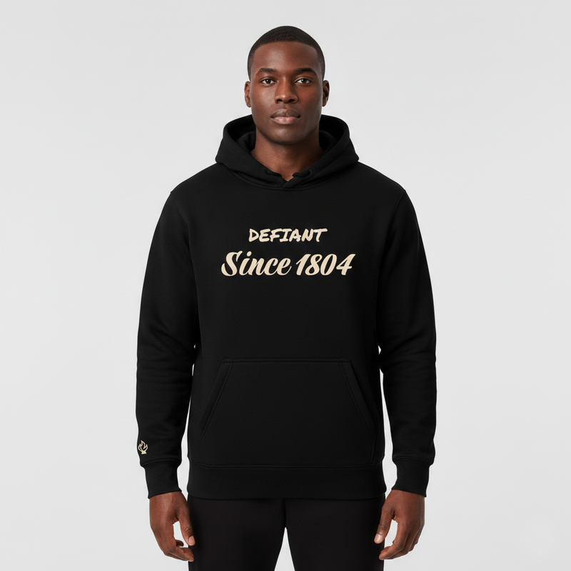 Defiant Since 1804 Hoodie Black