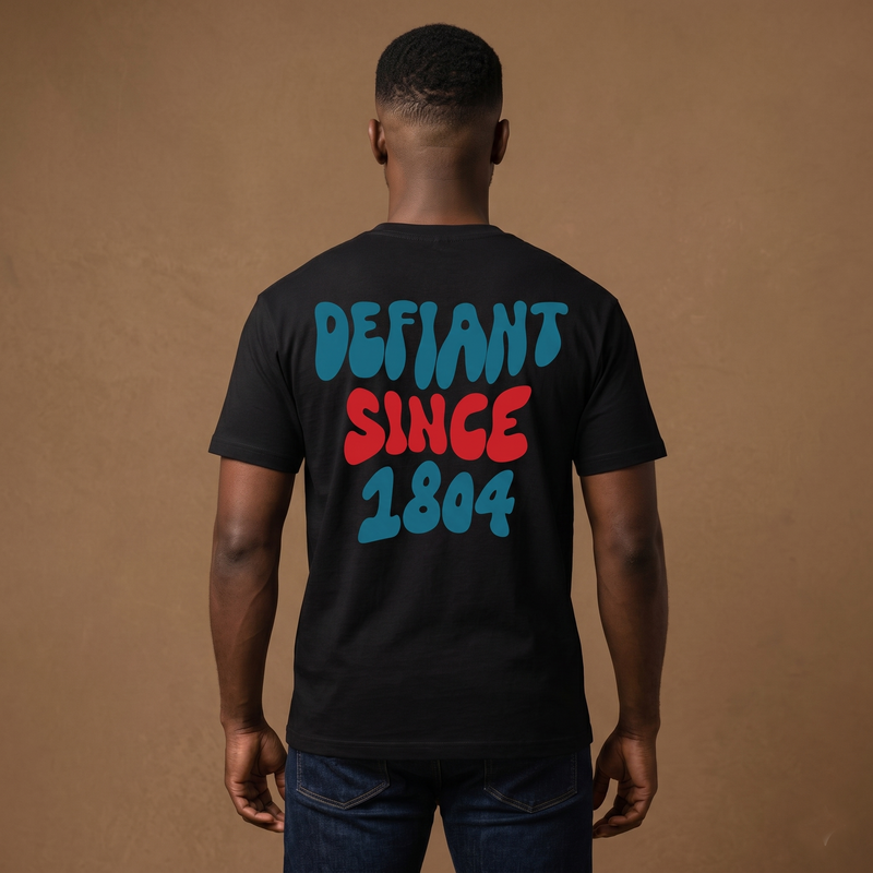 Defiant Since 1804 Tee — Unshaken Spirit - Black