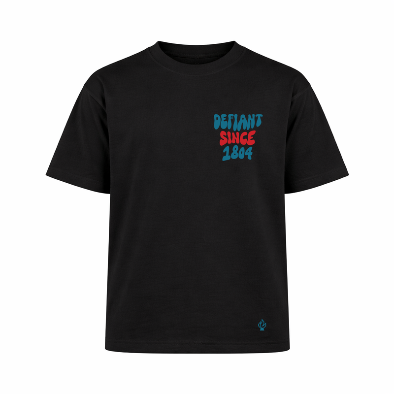 Defiant Since 1804 Tee — Unshaken Spirit - Black